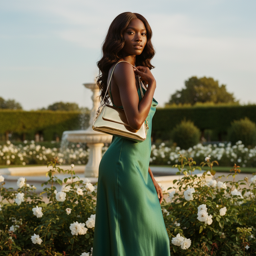 Louane | Gold shoulder bag