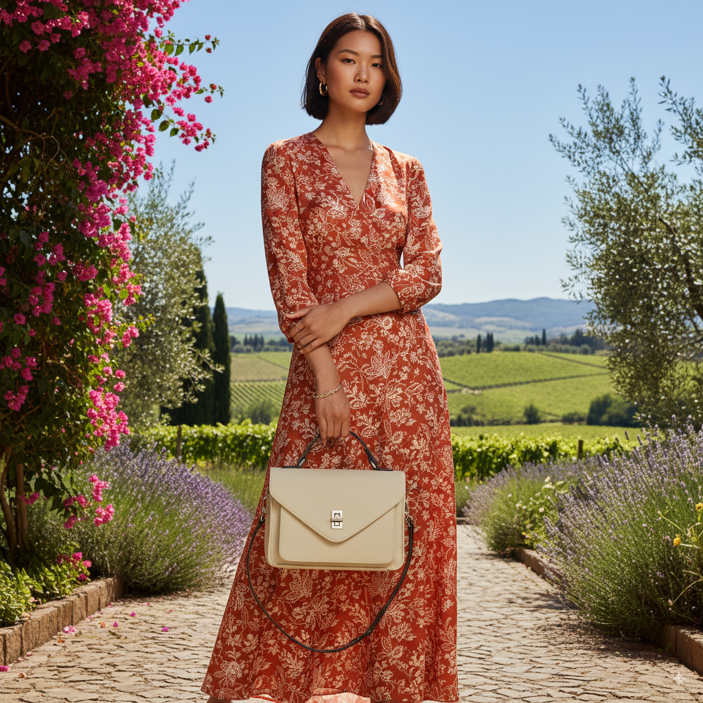 Maéva | Mini Leather Crossbody Bag