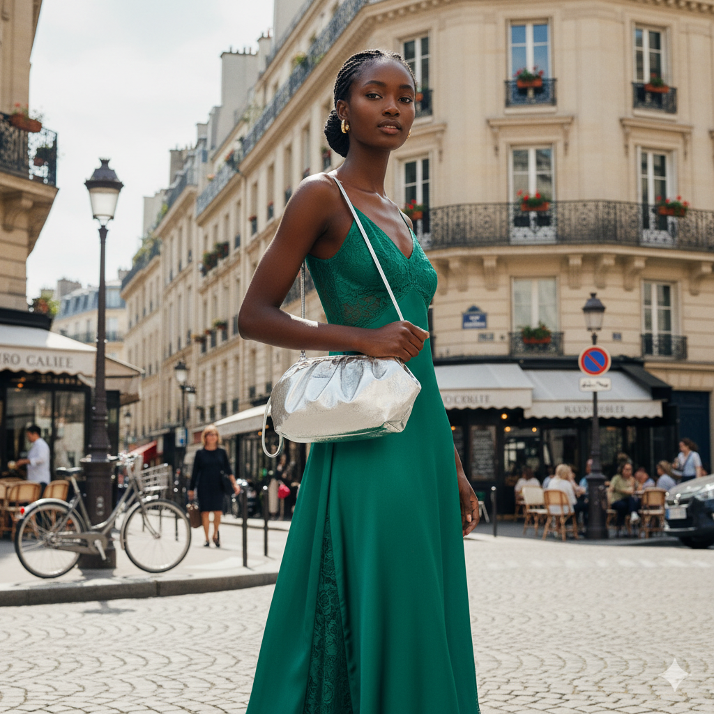 Colette | Silver Crossbody Bag