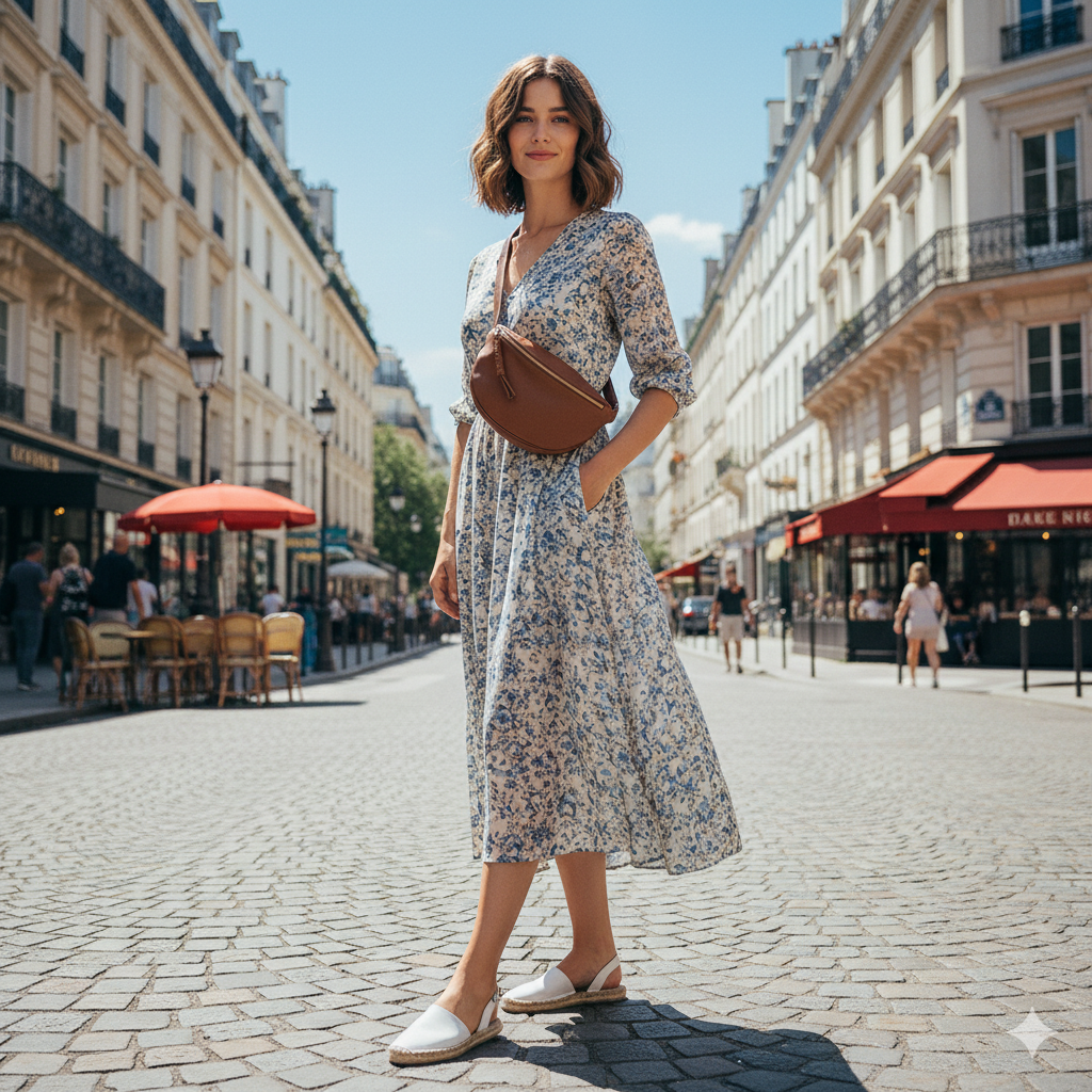 Thérèse | Brown Leather Crossbody Bag