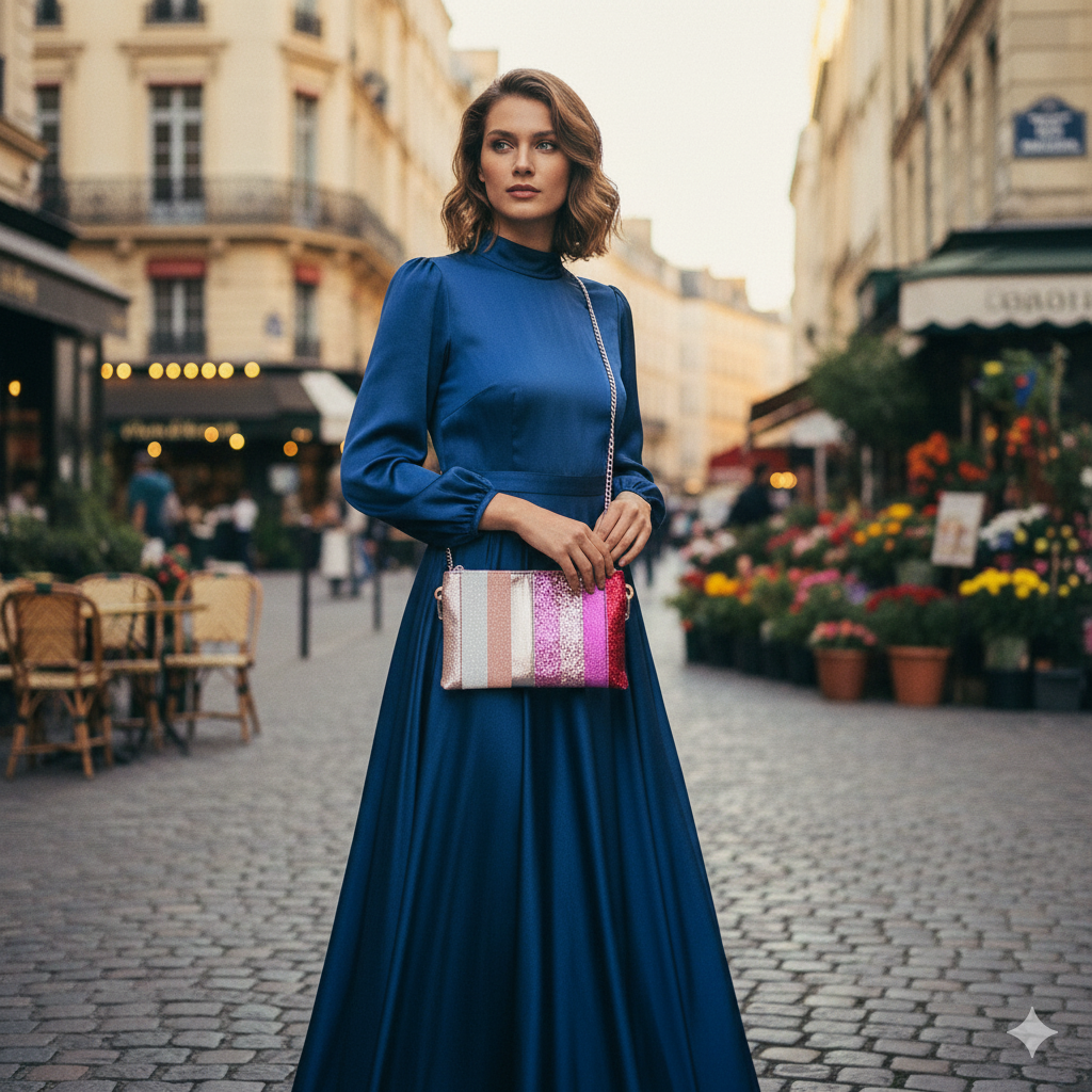 Clémence | Pink summer crossbody bag