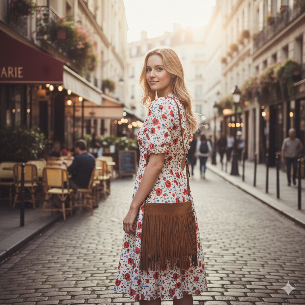 Huguette | Suede Crossbody Bag