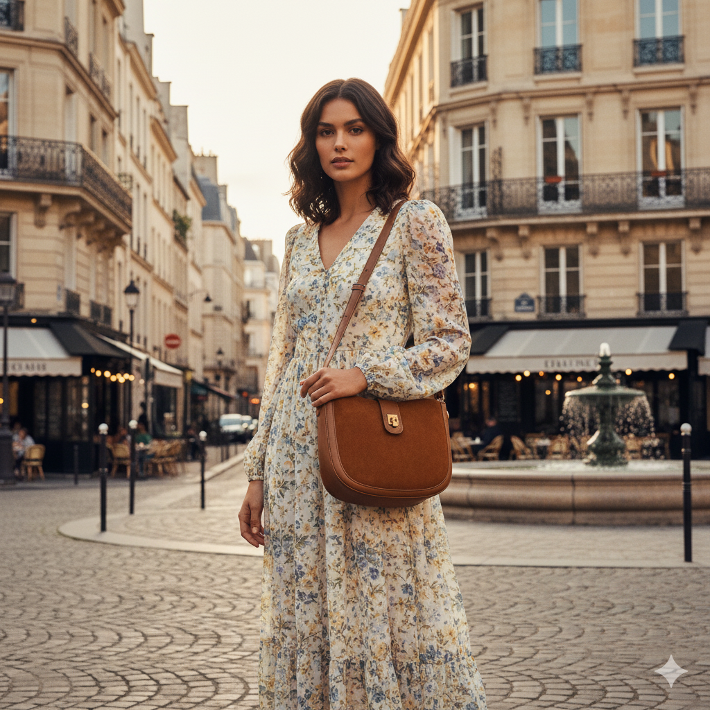 Gaëtane | Mini Suede Crossbody Bag