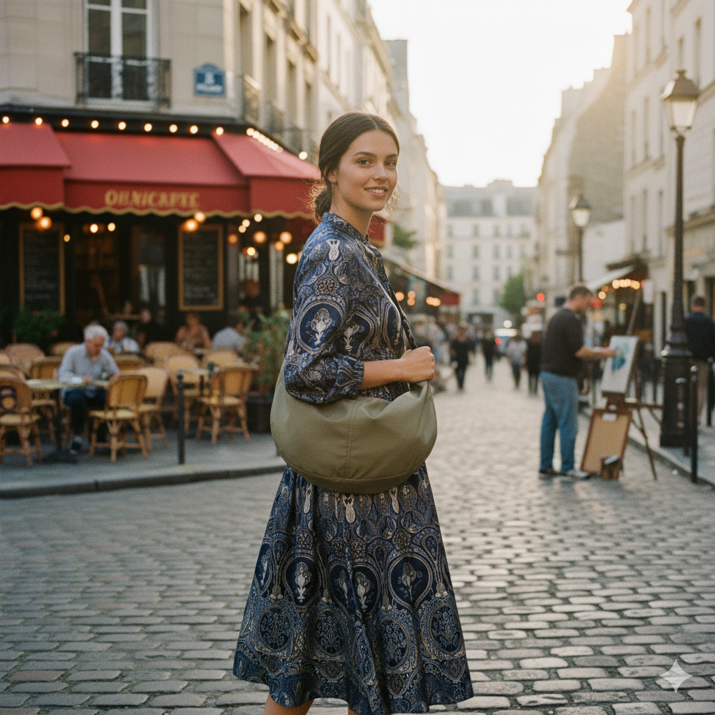 Mélodie | Crescent Crossbody Bag