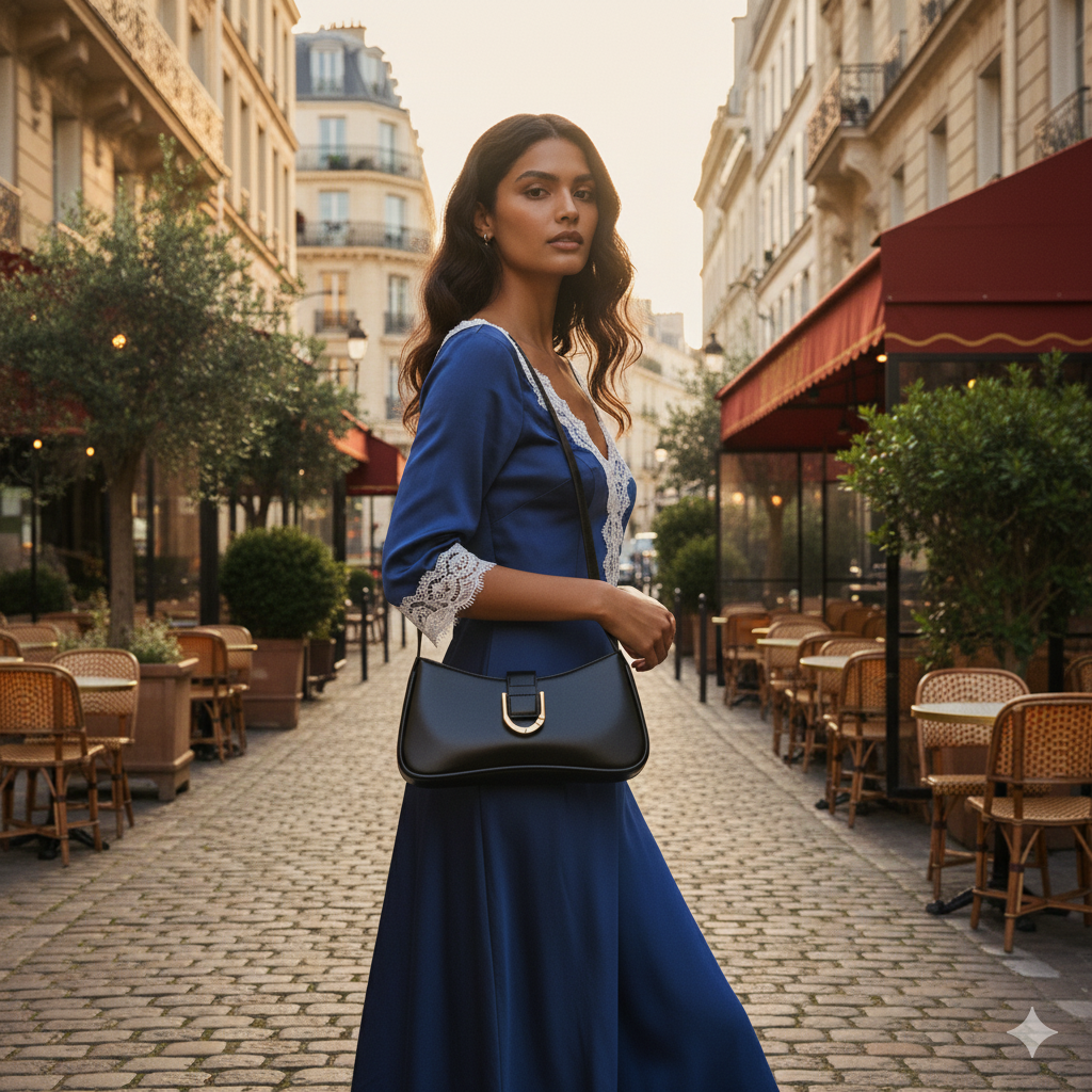 Marianne | Mini crescent shoulder bag