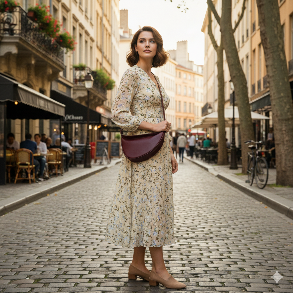 Élina | Leather Crossbody Bag