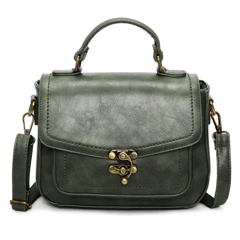 Vintage Brown Crossbody Bag