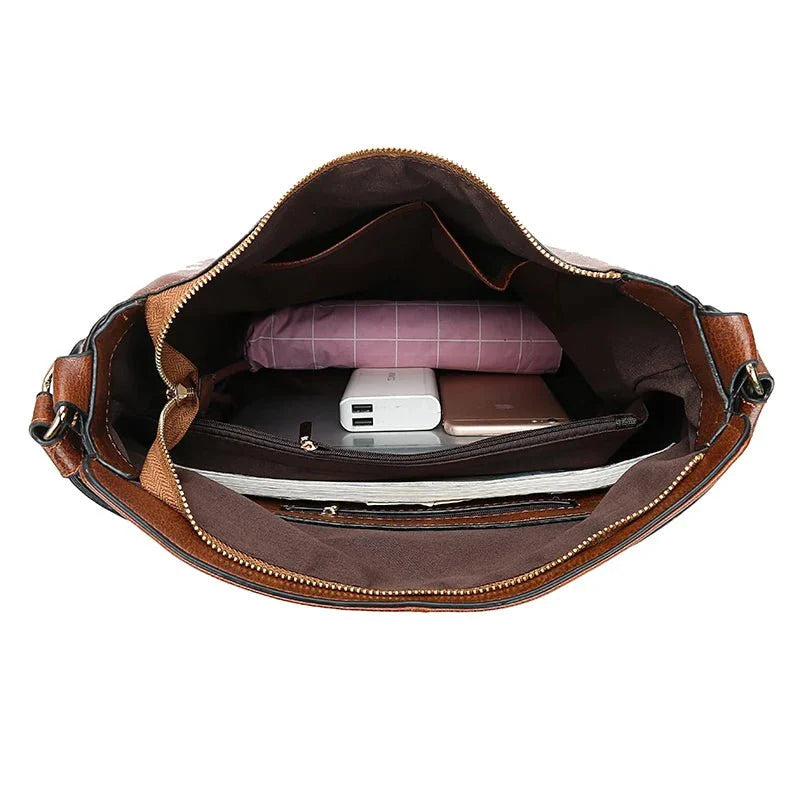 Brown Leather Crossbody Bag