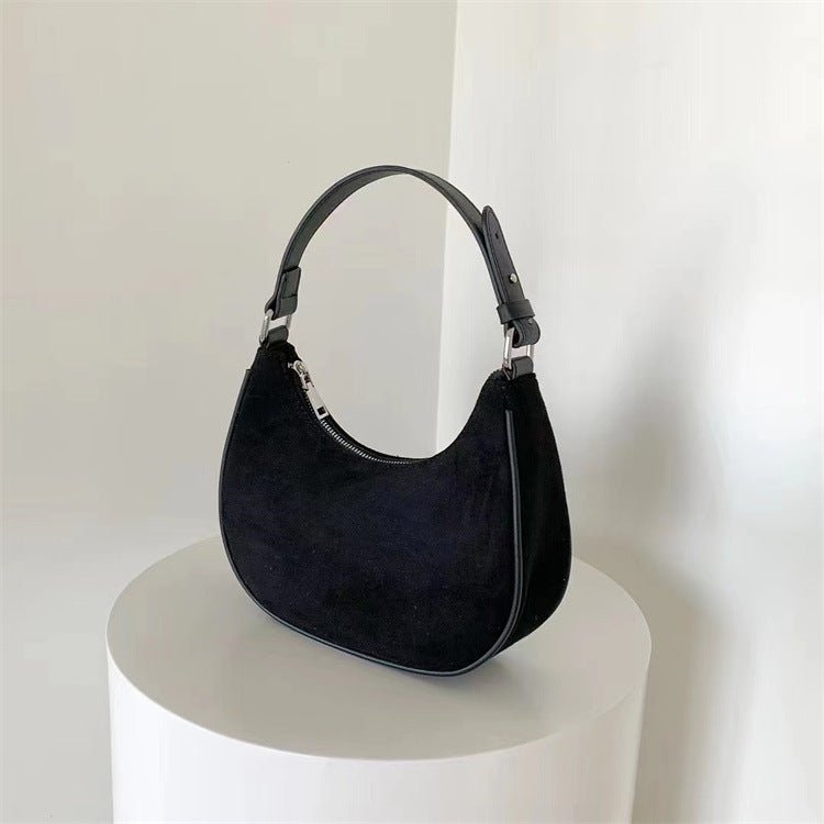 Mini Suede Shoulder Bag