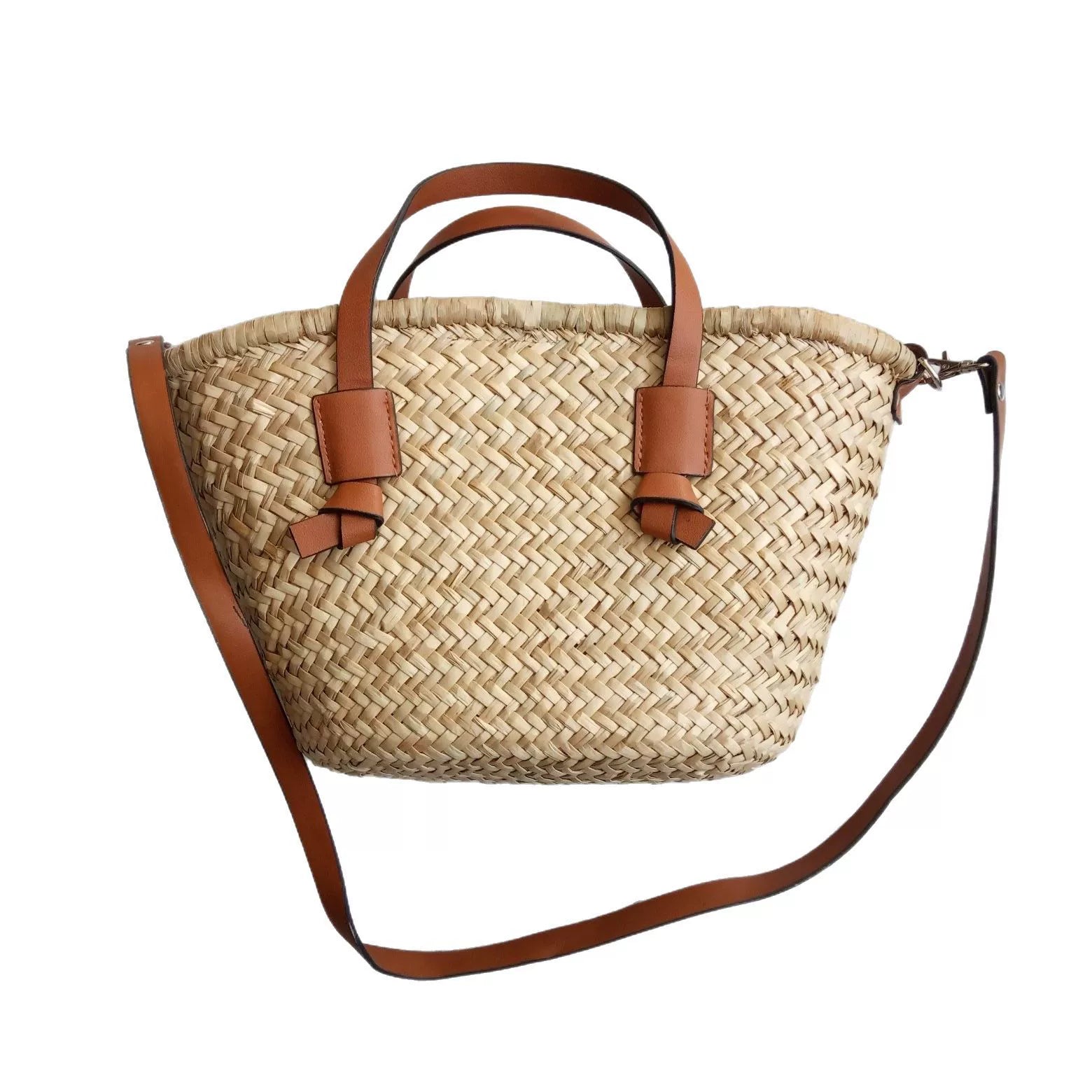 Wicker shoulder bag