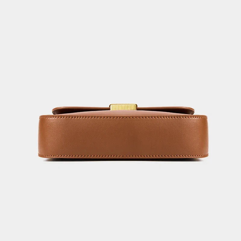 Brown Leather Crossbody Bag