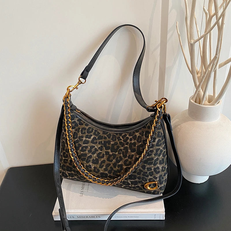 Serena | Leopard Shoulder Bag