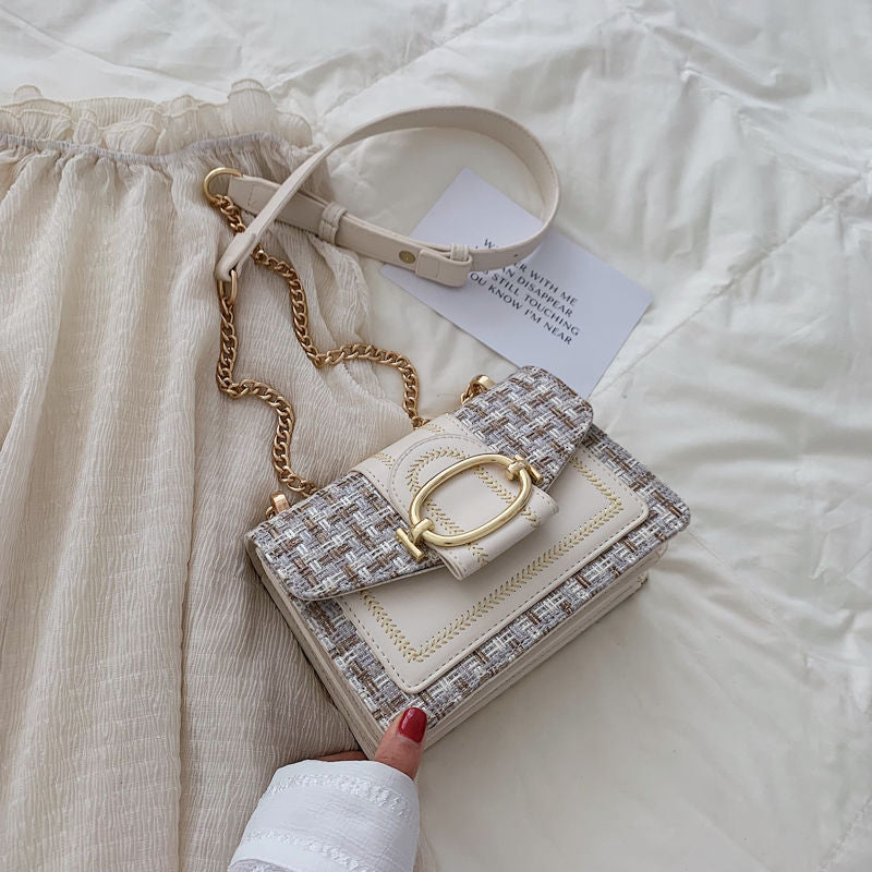 Mini Tweed Crossbody Bag