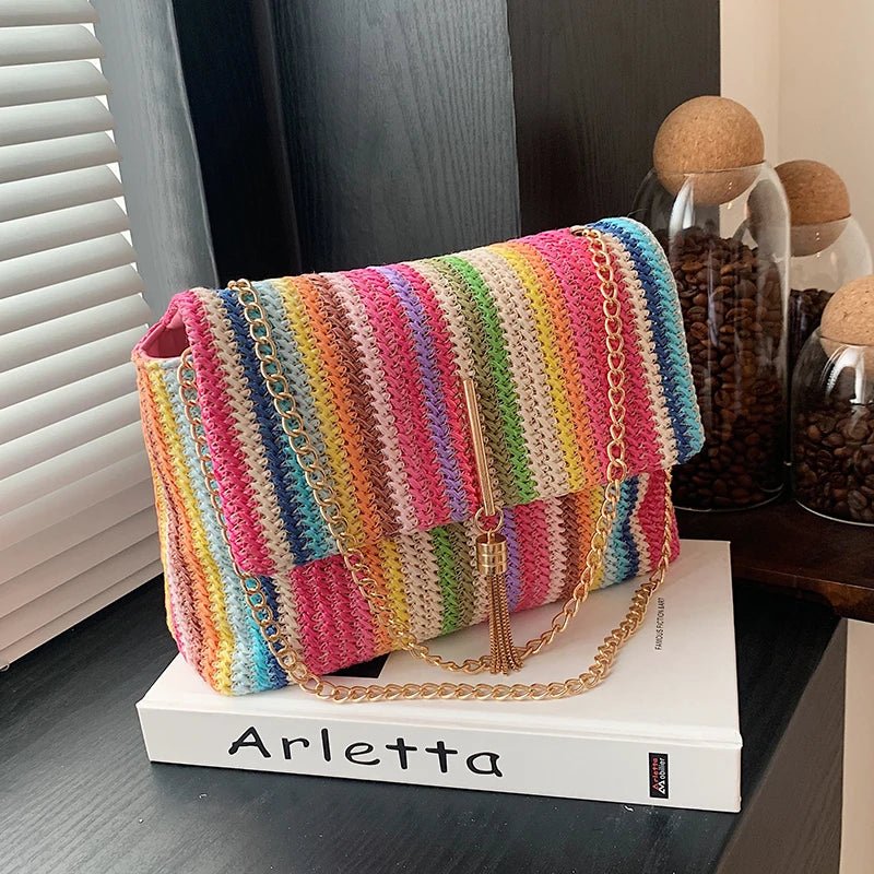 Straw Crossbody Bag