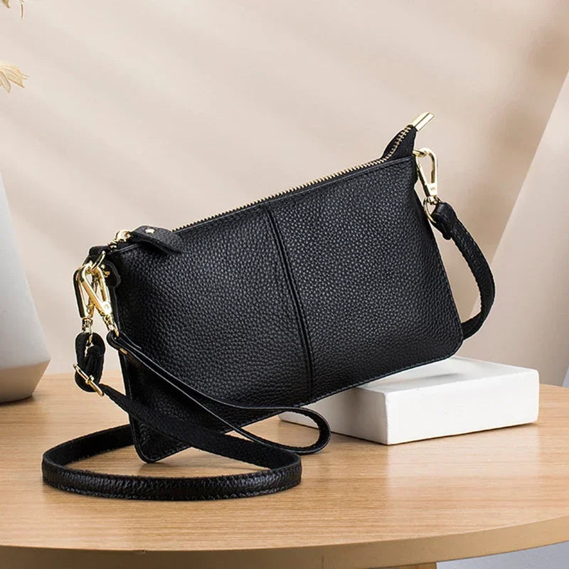 Silver Rectangle Crossbody Bag