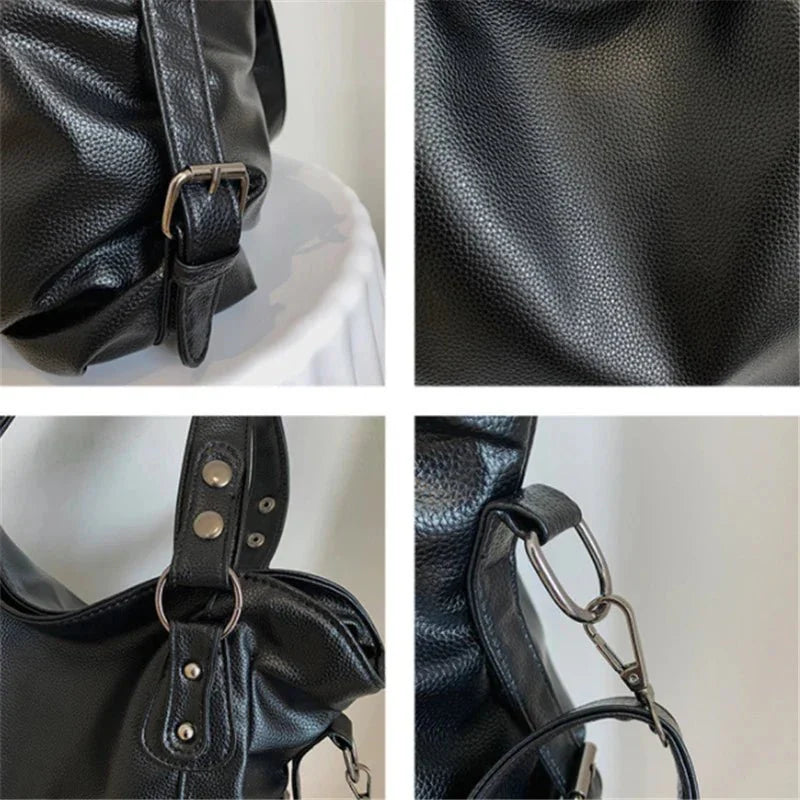 Leather crossbody bag