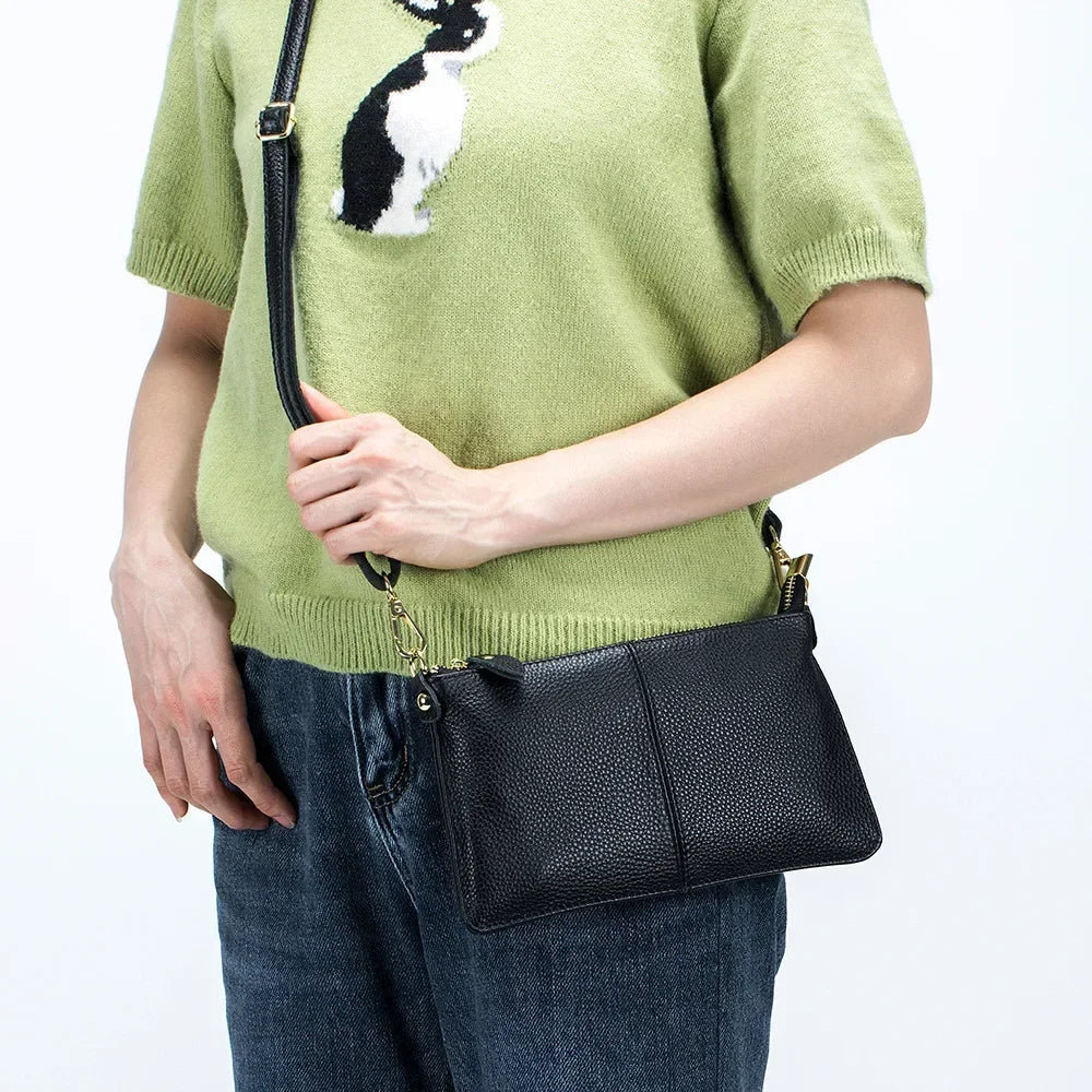 Silver Rectangle Crossbody Bag