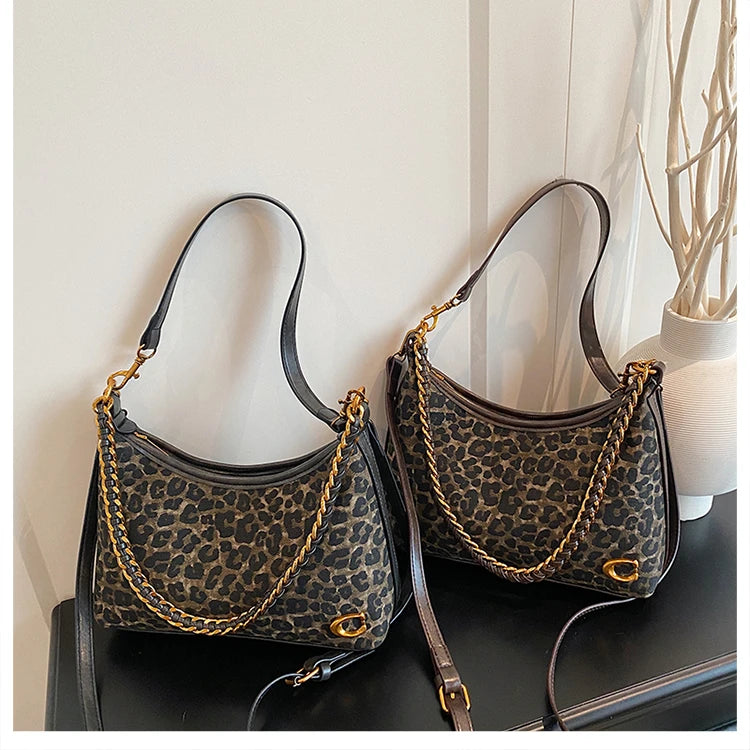 Serena | Leopard Shoulder Bag