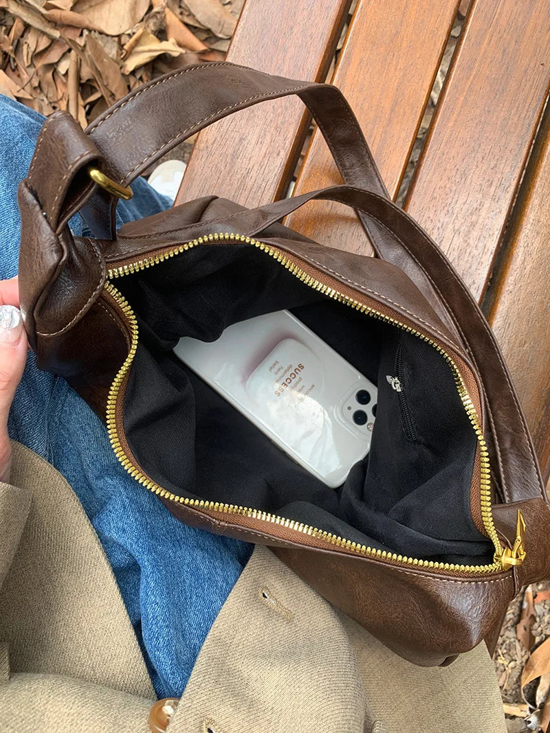 Laurine | Brown Crossbody Bag