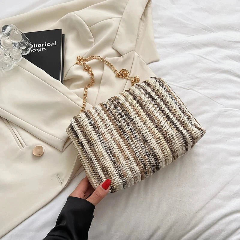 Straw Crossbody Bag