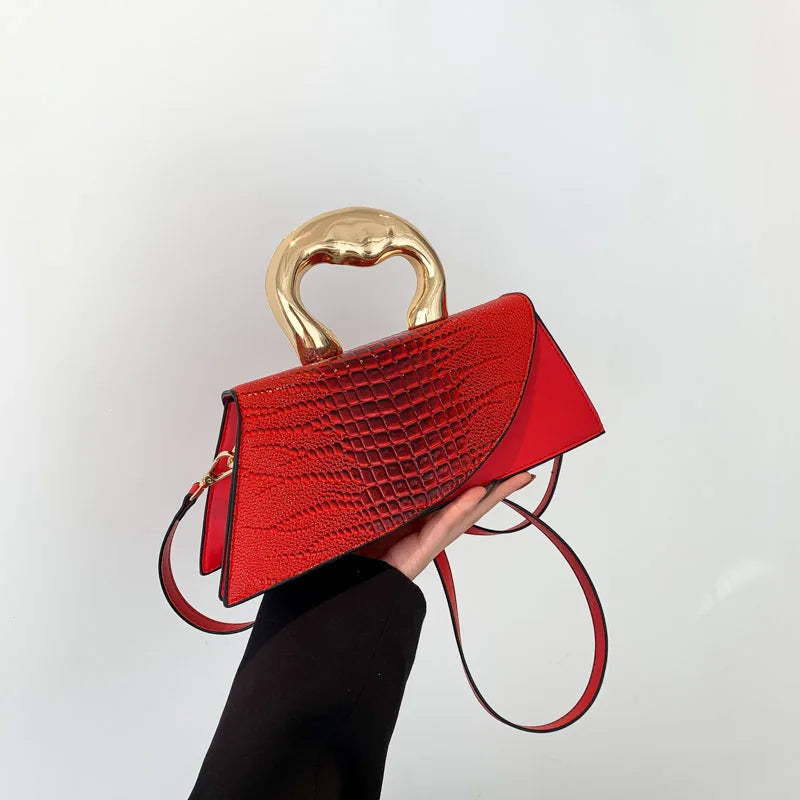 Red mini shoulder bag