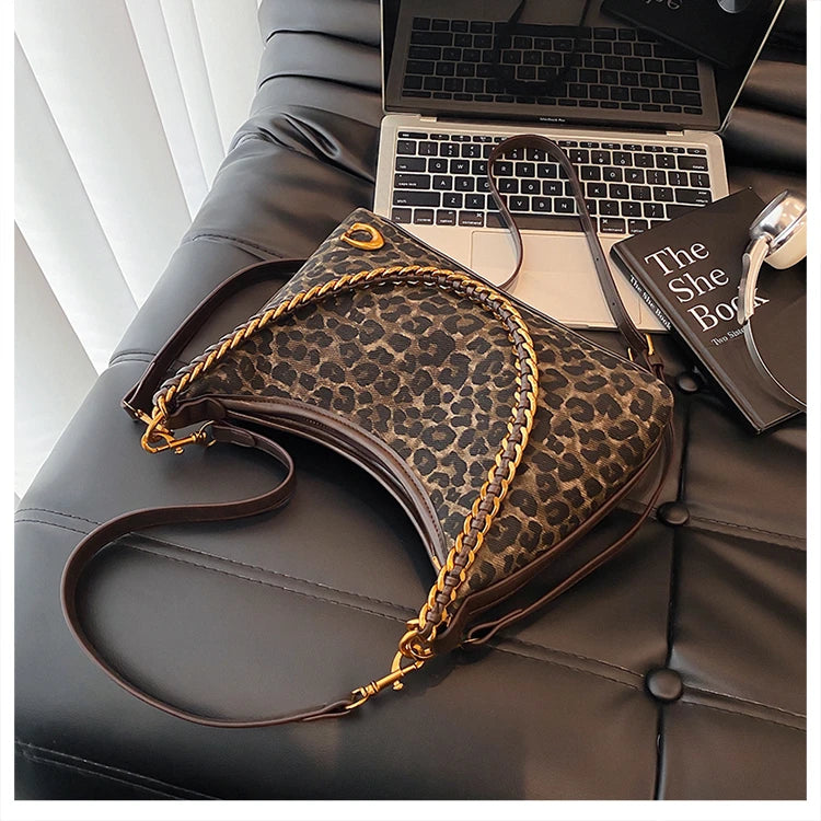 Serena | Leopard Shoulder Bag