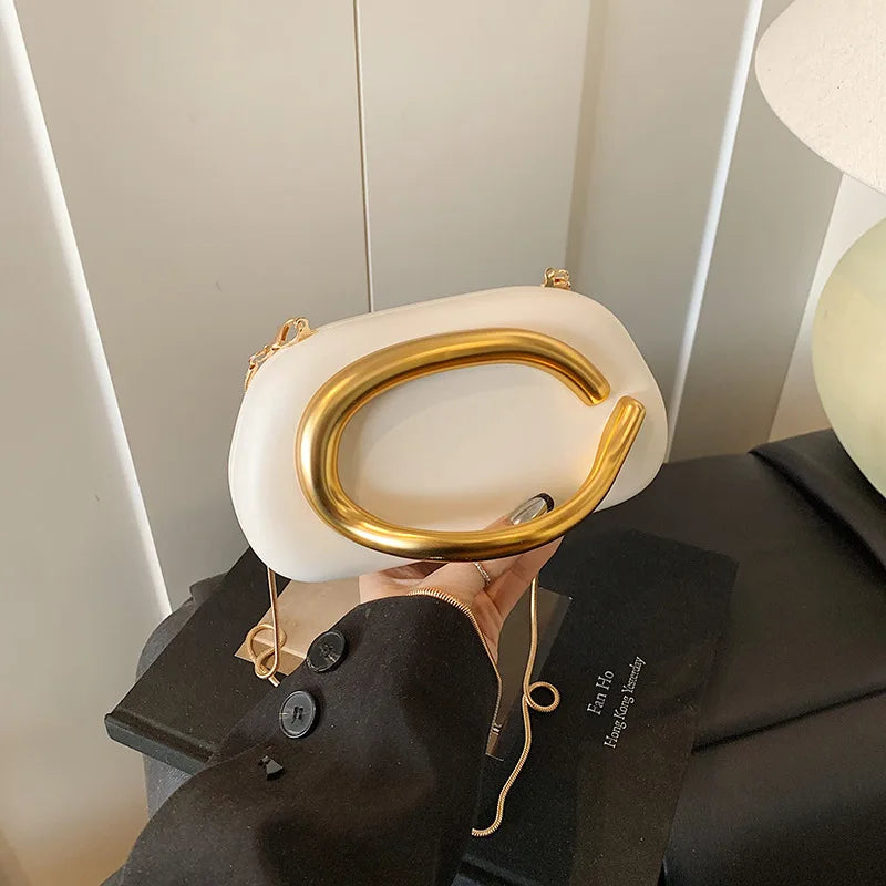 Inès | Clutch Evening Crossbody Handle Bag