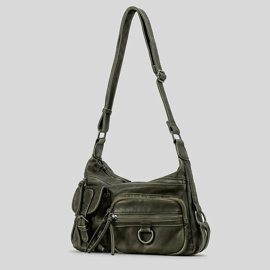 Brown Vintage Crossbody Bag