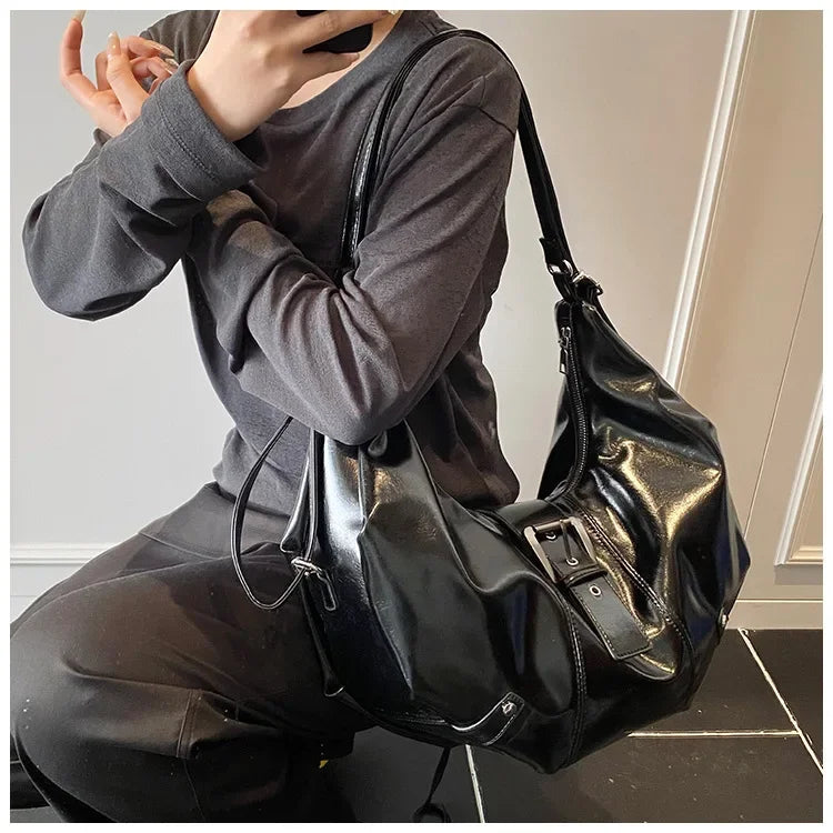 Léa | Pink Retro Crossbody Tote Bag