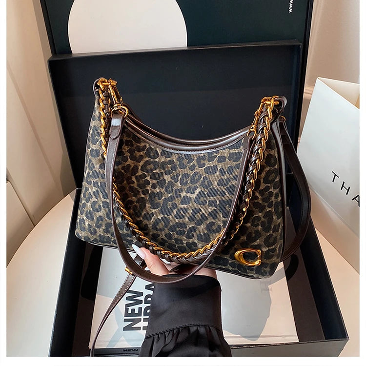 Serena | Leopard Shoulder Bag