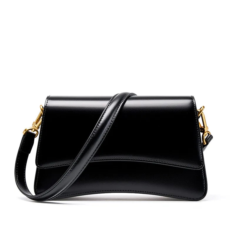 Brown Leather Crossbody Bag