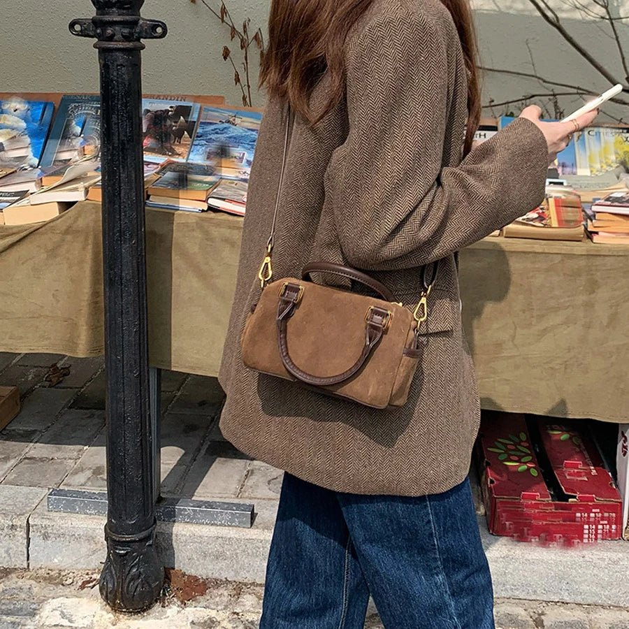 Mini Suede Crossbody Bag