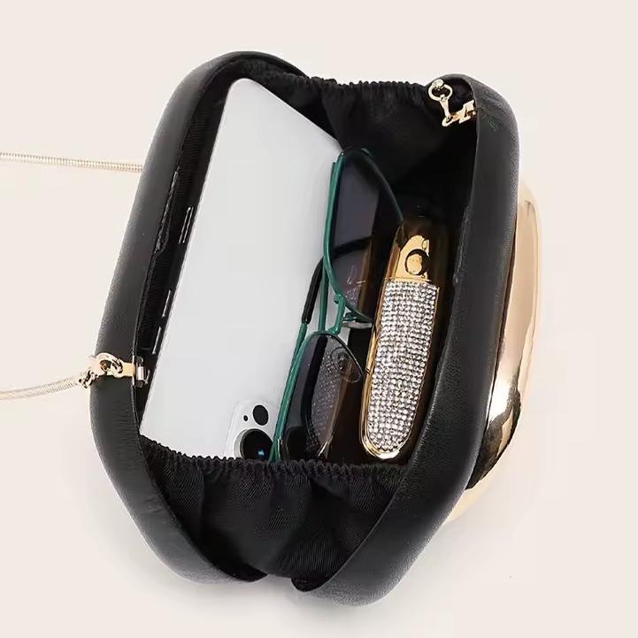 Inès | Clutch Evening Crossbody Handle Bag