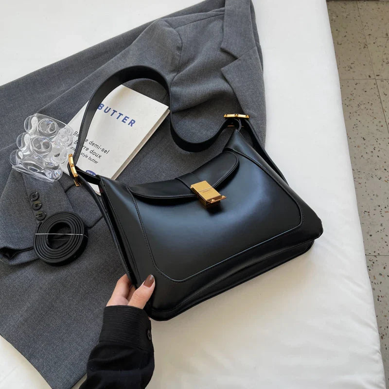 Brown crossbody shoulder bag