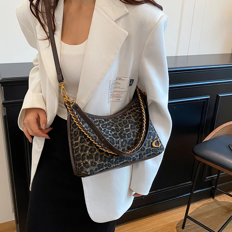 Serena | Leopard Shoulder Bag