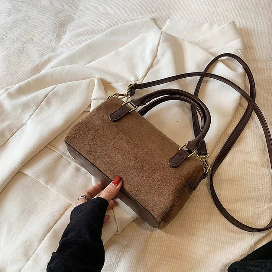 Mini Suede Crossbody Bag