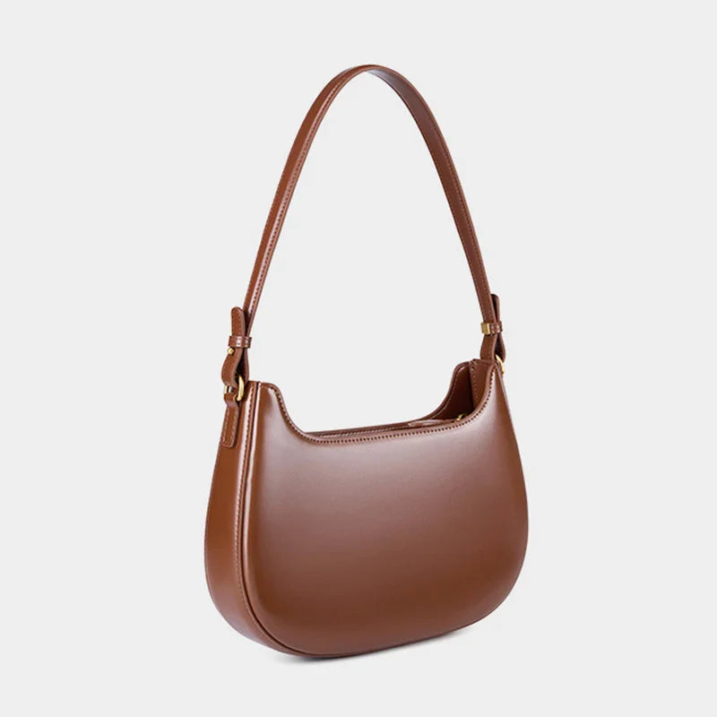 Burgundy Leather Crossbody Bag