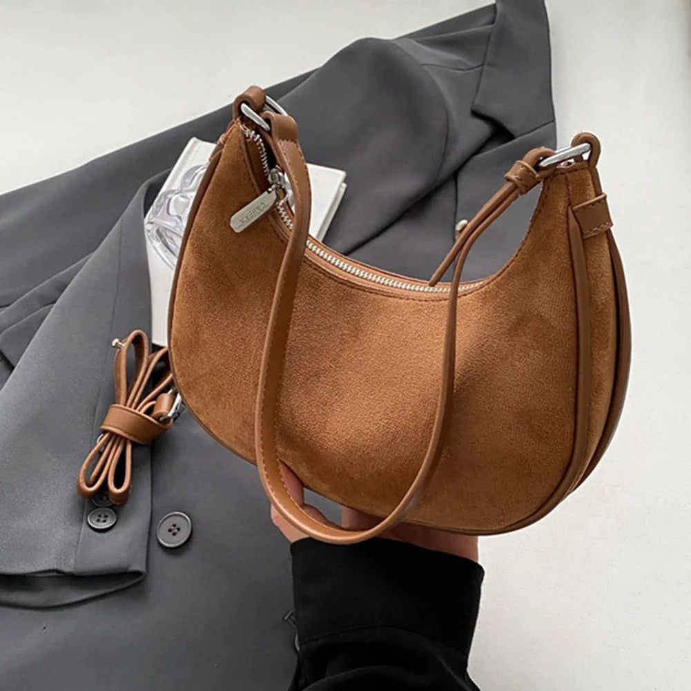 Mini Suede Shoulder Bag