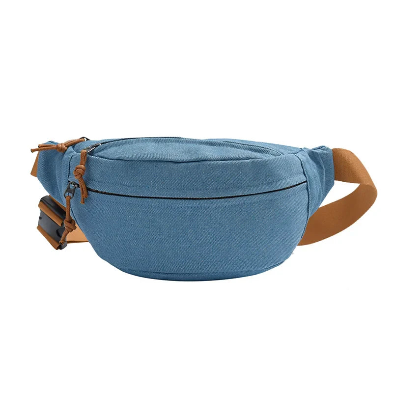 Denim Crossbody Bag