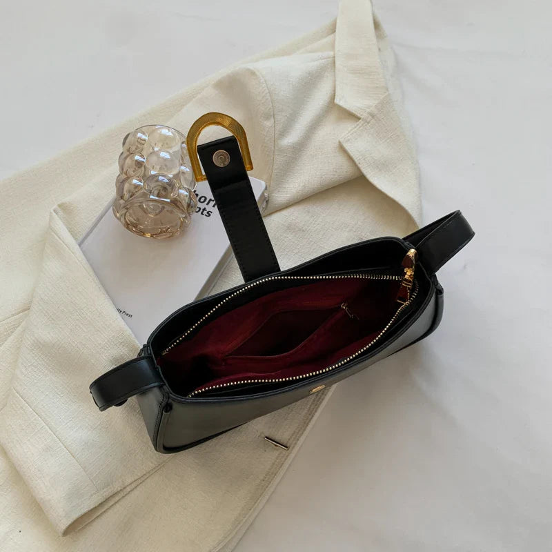 Mini crescent shoulder bag