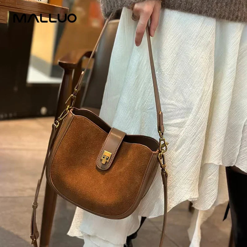 Mini Suede Crossbody Bag