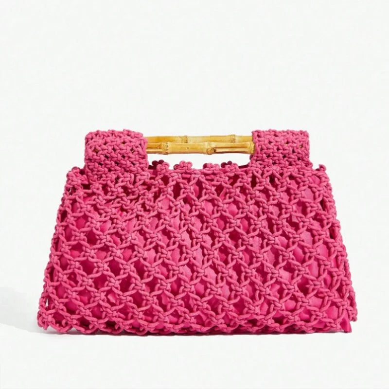 Milena | Bamboo Handle Small Bag