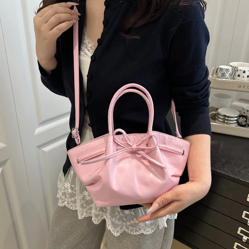 Manon | Pink Girly Bow Crossbody Bag