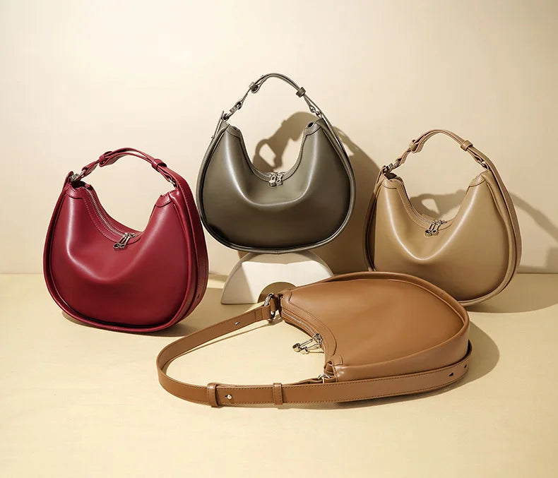 Red shoulder bag