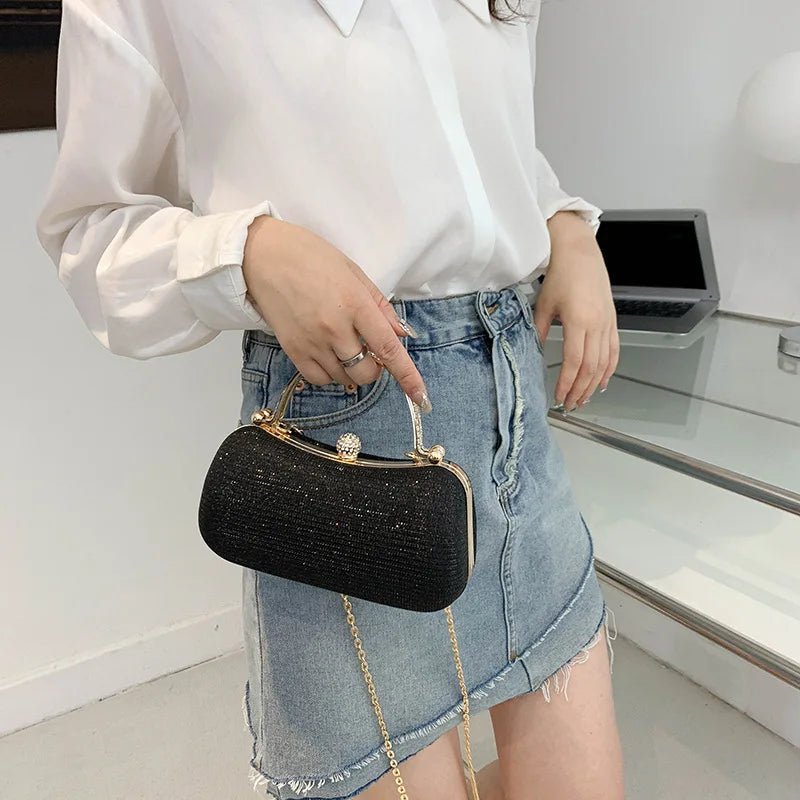 Mini Blue Crossbody Bag