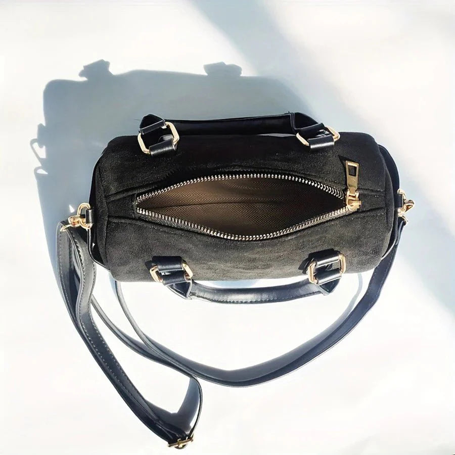 Mini Suede Crossbody Bag