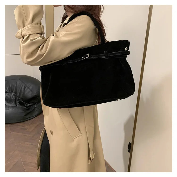 Margaux | Suede Vintage Large Bag