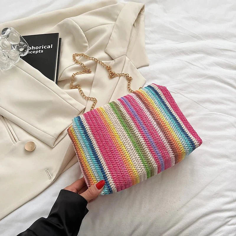 Straw Crossbody Bag