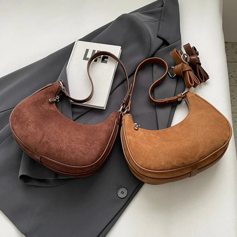 Mini Suede Shoulder Bag