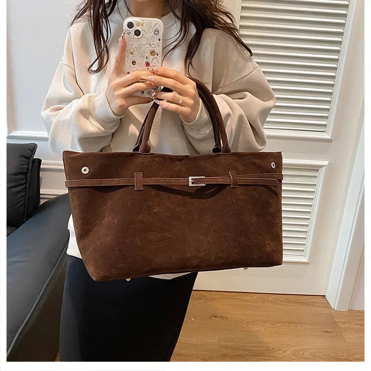 Margaux | Suede Vintage Large Bag